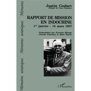 L'harmattan Rapport de mission en Indochine du 1er janvier au 14 mars 1937