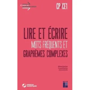 Retz Eds Lire et écrire CP-CE1 - Mots fréquents et graphèmes complexes + téléchargementVendu parcultura-librairie