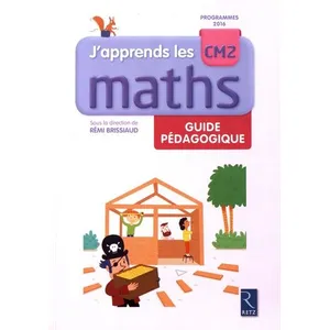 Comparateur de prix : Retz Eds J'apprends les maths CM2 guide pédagogique