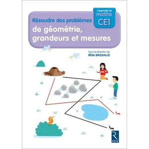 Retz Eds Résoudre des problèmes CE1 Cahier de géométrie, grandeurs et mesures pas cher