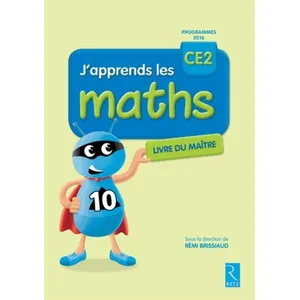 Comparateur de prix : Retz Eds J'apprends les maths CE2 livre du maître Fichier