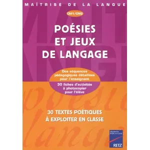 Comparateur de prix : Retz Eds Poésies et jeux de langage CM1 CM2