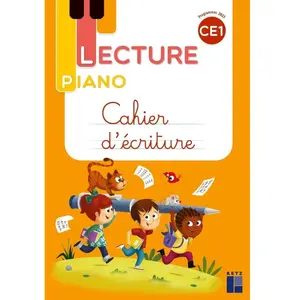 Lecture piano - cahier d'écriture ce1 programmes 2025 pas cher