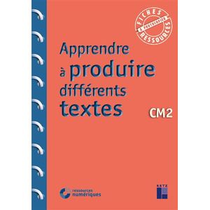 Comparateur de prix : Retz Eds Apprendre à produire différents textes CM2 + Téléchargement