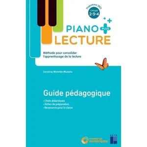 Comparateur de prix : Lecture Piano Plus Cycles 2, 3, 4 - Guide Pédagogique