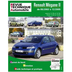 Comparateur de prix : ETAI Revue technique auto pour RENAULT: Mégane, Mégane Scénic (Ref: 22911)