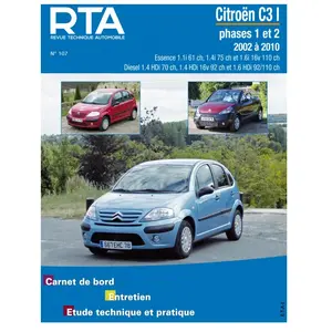 Comparateur de prix : E-T-A-I Revue Technique Pour Citroën C3 Essence Et Diesel.