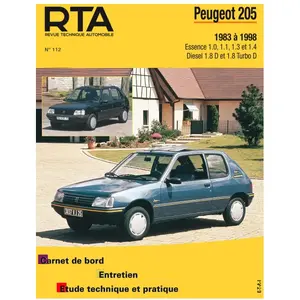 ETAI E.T.A.I - Revue Technique Automobile 112.1 - PEUGEOT 205 - 1983 à 1998 pas cher