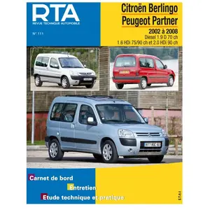 ETAI RTA 111 - CITROEN BERLINGO et PEUGEOT PARTNER I phase 2 (2002 à 2008)Vendu paroscaro