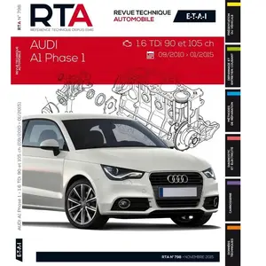 Comparateur de prix : ETAI Revue technique auto pour AUDI: A1 (Ref: 25916)
