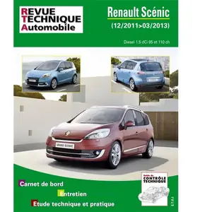 Comparateur de prix : Etai RTA B788.5 RENAULT SCENIC / GRAND SCENIC III PHASE 2 (2011 à 2013)