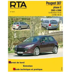 Comparateur de prix : E-T-A-I Revue Technique Pour Peugeot 307 Ii 07-05 Jusqu'à Dies 1.6hdi-2.0hdi