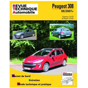 Comparateur de prix : ETAI Revue technique auto pour PEUGEOT: 308 (Ref: 22884)