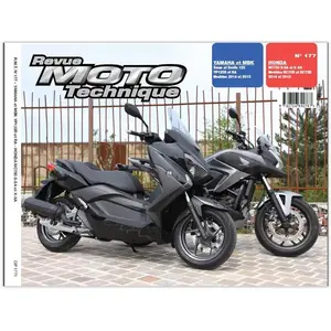 Comparateur de prix : Etai Revue Moto Technique 177 Honda NC 750 SX 14-15 / Yamaha X-Max 125 14-1
