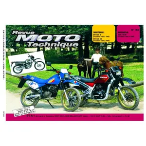 Comparateur de prix : Ré-édition Revue Moto Technique Numero 62 : Suzuki Dr 125 S Et Honda Xlv 750 Rd