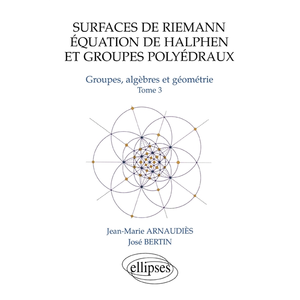 Comparateur de prix : Ellipses Surfaces de Riemann - Equation de Halphen et groupes polyédra...