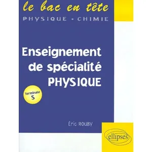 Comparateur de prix : Ellipses Physique Terminale S - Enseignement de spécialité