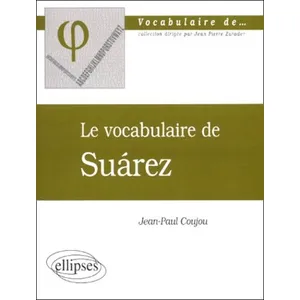 Ellipses Vocabulaire de Suarez (Le) pas cher
