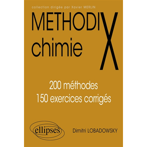 Comparateur de prix : Ellipses Chimie - 200 méthodes et 150 exercices