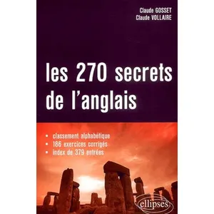 Ellipses Les 270 secrets de l'anglais pas cher