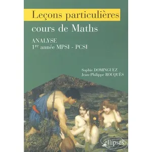 Comparateur de prix : Ellipses Leçons particulières sur le cours de Mathématiques - 1re anné...