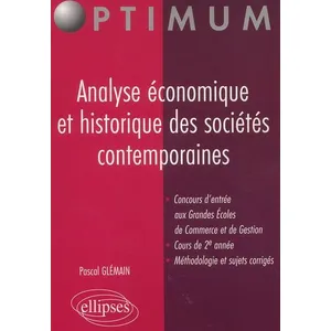 Ellipses Analyse économique et historique des sociétés contemporaines pas cher
