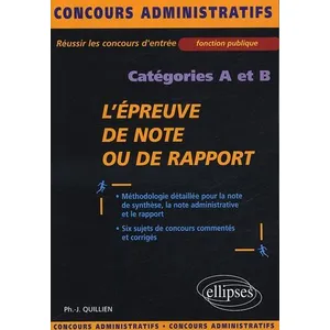 Comparateur de prix : Ellipses L'épreuve de note ou de rapport - catégories A & B