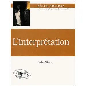 Ellipses L'interprétation Isabel Weiss pas cher