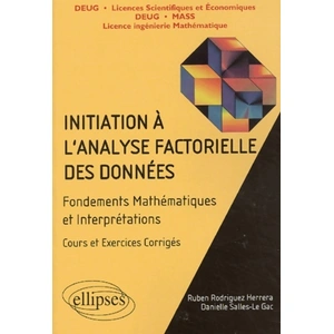 Ellipses Initiation a l'analyse factorielle des données pas cher