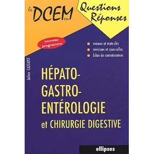 Comparateur de prix : Ellipses Hépato-gastro-entérologi et chirurgie digestive (Dcem)