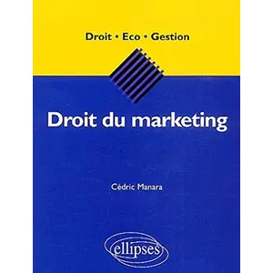 Ellipses Le droit du marketing pas cher