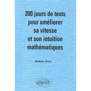 Comparateur de prix : Ellipses 200 jours de tests pour améliorer sa vitesse et son intuition...