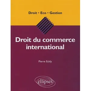 Ellipses Droit du commerce international pas cher