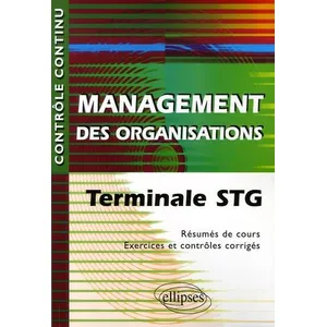 Comparateur de prix : Ellipses Management des organisations - Terminale STG