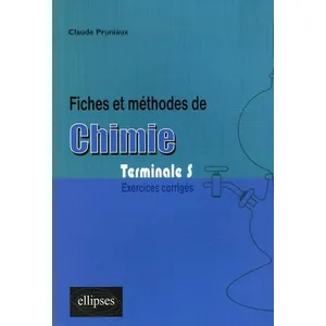 Comparateur de prix : Ellipses Fiches et méthodes de Chimie en Terminale S