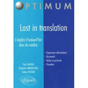 Ellipses Lost in translation -  L’anglais d’aujourd’hui dans les médias broché pas cher