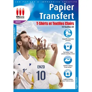 Comparateur de prix : Micro Application transfert pour textiles clairs