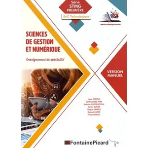 Comparateur de prix : Fontaine Picard Eds Sciences de gestion et numérique - 1re STMG - livre de l'élève