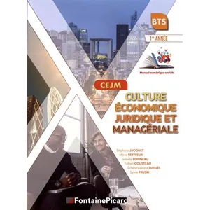 Comparateur de prix : Fontaine Picard Eds CEJM Culture économique, juridique et managériale BTS 1re année