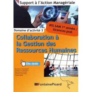 Comparateur de prix : Fontaine Picard Eds Collaboration a la gestion des ressources humaines bts1 sam