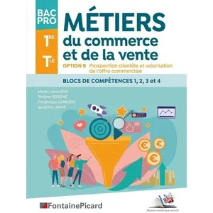 Comparateur de prix : Fontaine Picard Eds Option b bac pro metiers du commerce et de la vente broché