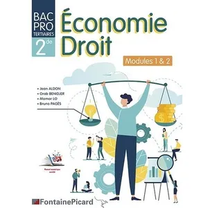 Comparateur de prix : Fontaine Picard Eds ECONOMIE-DROIT modules 1&2-seconde BAC PRO TERTIAIRES broché