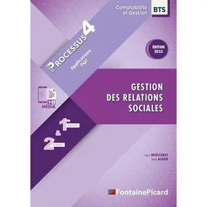 Comparateur de prix : Fontaine Picard Eds Processus 4 - Gestion des relations sociales - 1re et 2e années BTS CG