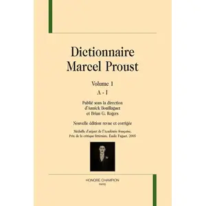 Dictionnaire Marcel Proust - 2 Volumes pas cher