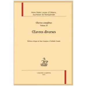 Comparateur de prix : Honore Champion Oeuvres Complètes - Volume 3, Oeuvres Diverses