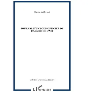 L'harmattan Journal d'un sous-officier de l'armée de l'air pas cher
