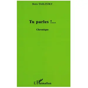 L'harmattan Tu parles ! pas cher