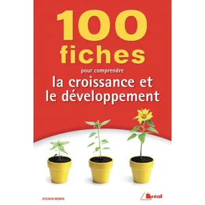 Bréal 100 fiches pour comprendre la croissance et le développement pas cher