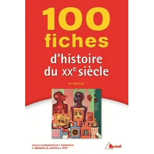 Bréal 100 fiches d'histoire du 20ème siècle pas cher