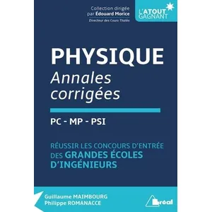 Comparateur de prix : Bréal Physique - Annales corrigées PC MP PSI